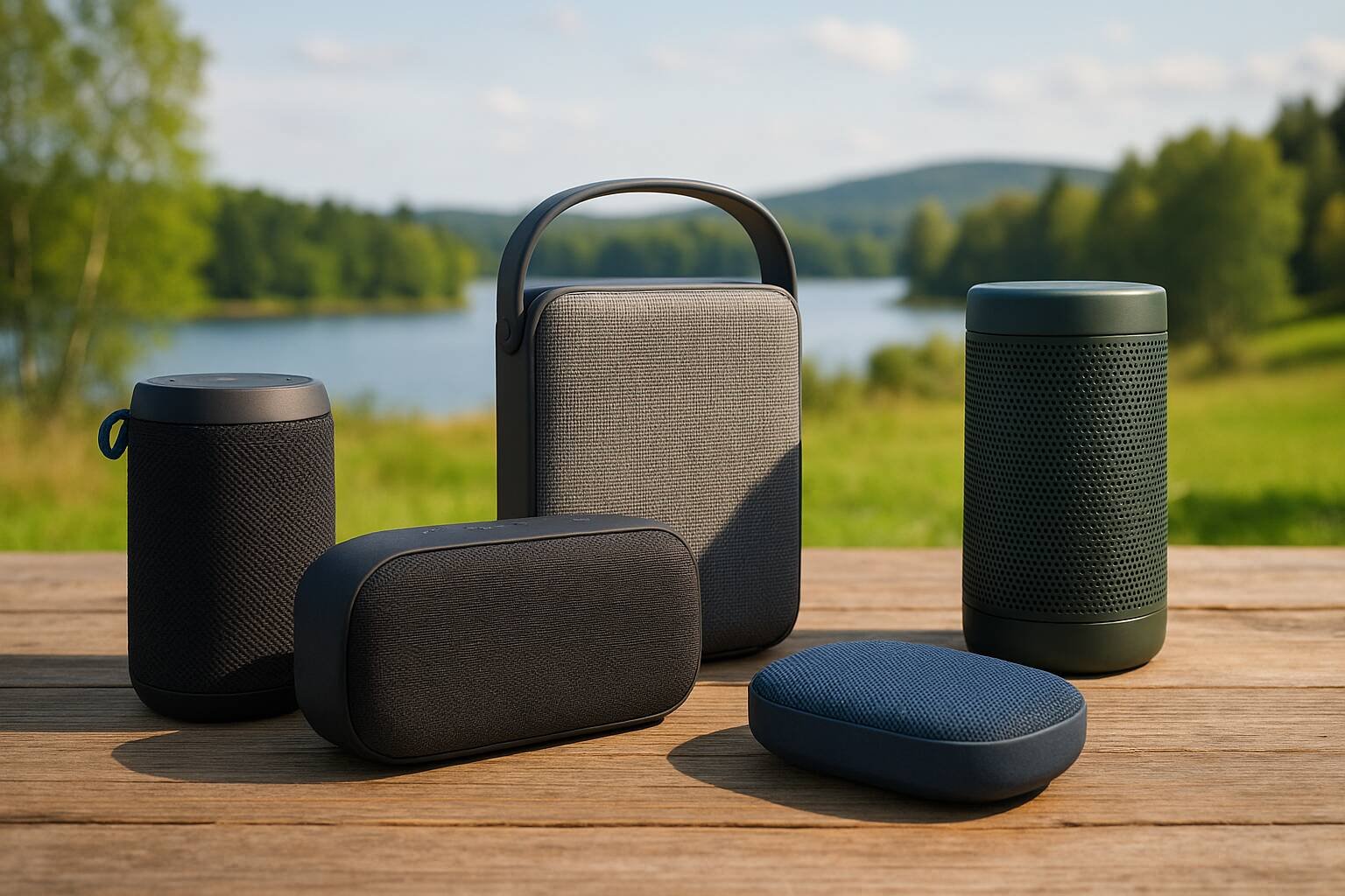 Upptäck de 5 bästa bluetooth-högtalarna 2025! Komplett guide med JBL, Marshall och fler - jämför ljudkvalitet, batteritid och vattentålighet.
