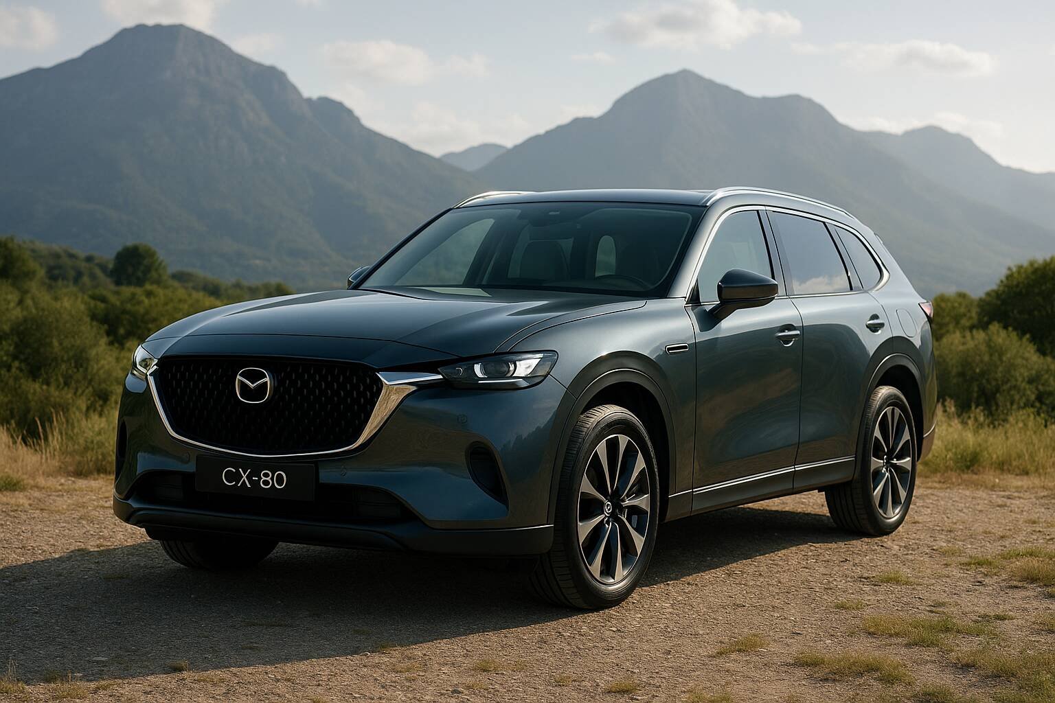 Upptäck Mazda CX-80 - en premium 7-sitsig SUV med kraftfulla hybriddrivlinor, lyxig interiör och avancerad säkerhetsteknik. Familjekomfort möter körglädje.
