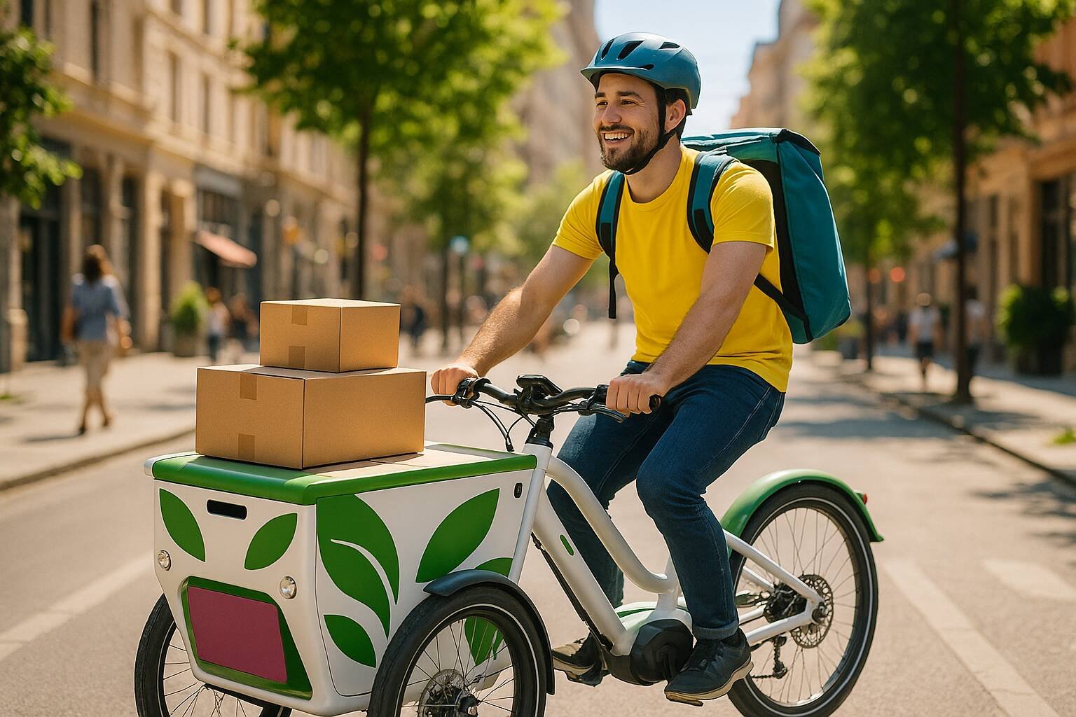 Upptäck hur Urb-it förvandlar e-handelsleveranser med 100% emissionsfria transporter via cykelbud och innovativ teknik för en hållbar framtid.
