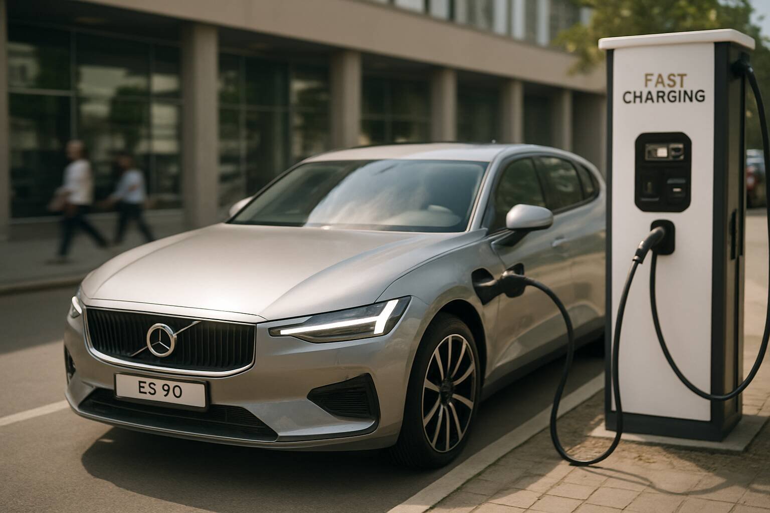 Upptäck Volvos nya elektriska flaggskepp ES90 med 700 km räckvidd, 800V-teknik och 20 minuters laddning. Sveriges svar på premium-elbilar är här.